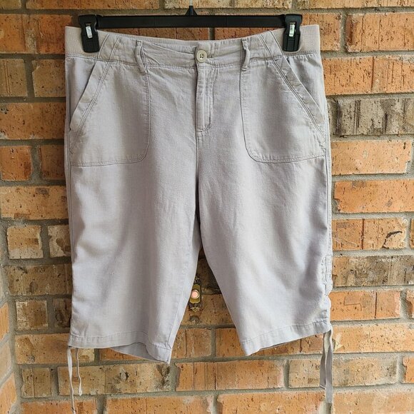 Izod Light Gray Capris - Picture 10 of 11